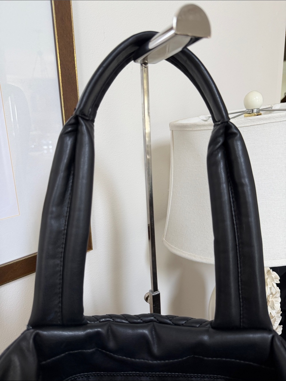 Karl Lagerfeld Classic Quilted Tote Bag - Black - Picture 6 of 13